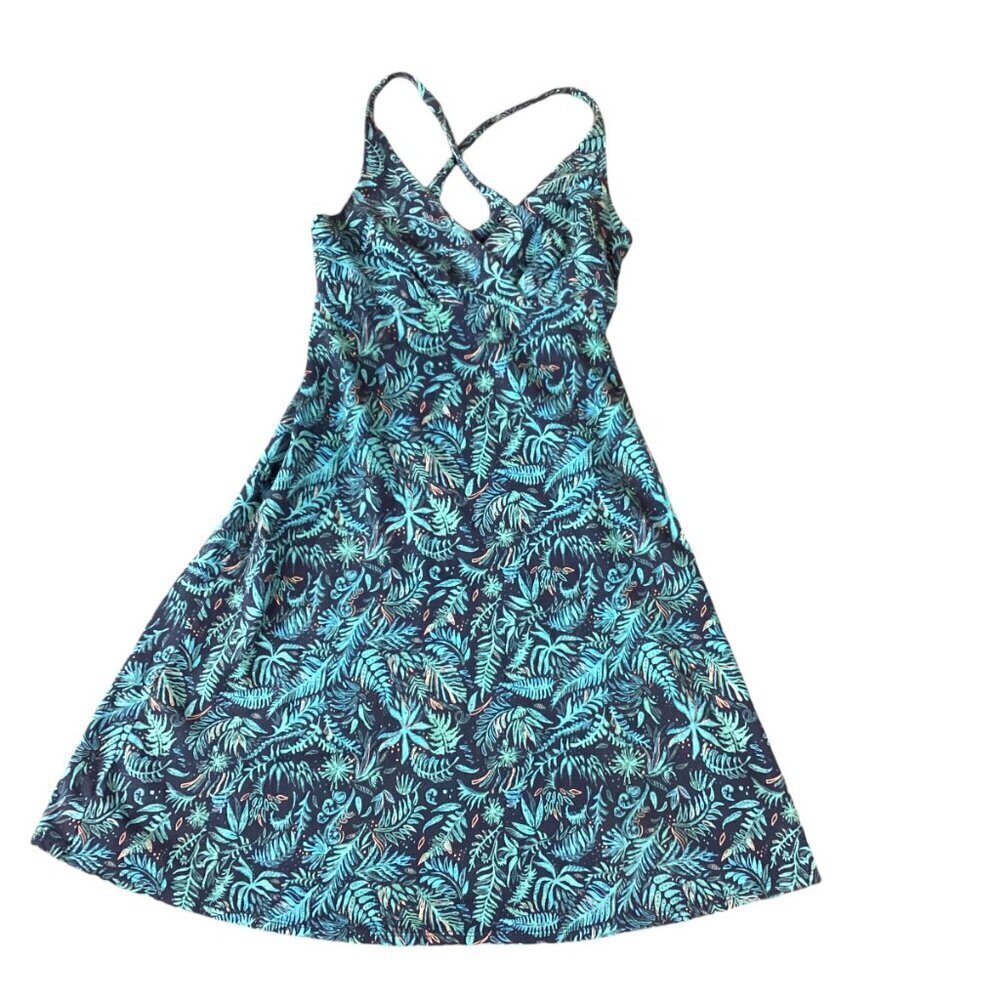 Patagonia Women's Athleisure Sports Dress‎ XS/S Blue Organic Cotton #133R - Picture 8 of 12